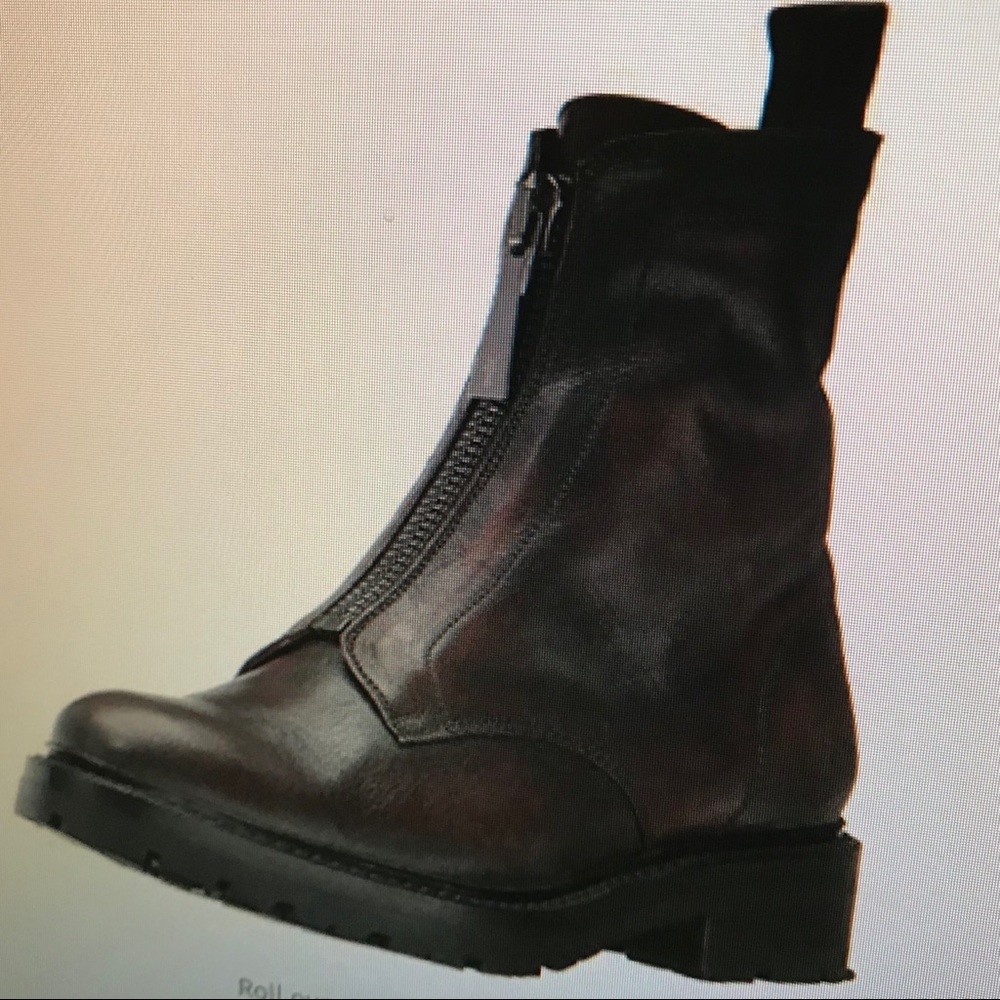 Frye Women’s Julie Front Zip Combat Boot